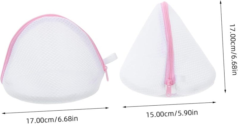 Zerodeko 4 حقيبة غسيل كبيرة شبكية بسحاب للصدرية والجوارب والملابس الحساسة - Image 2